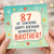 87th Birthday Card for Brother, 87 of Sunshine Happy Birthday Wonderful Brother