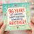 96th Birthday Card for Brother, Wonderful Brother Birthday Card