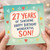 27th Birthday Card for Son, 27 Years of Sunshine Happy Birthday Wonderful Son Card