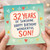 32nd Birthday Card for Son, Wonderful Son Birthday Card