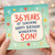 36th Birthday Card for Son, 36 Years of Sunshine Happy Birthday Wonderful Son Card