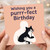 Purrr-fect Birthday Cat Card - Cute Pun Design with Person Hugging Black & White Cat - Wishing You a Purrr-fect Birthday - For Lovers, Friends, Family, Him or Her