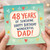 48th Birthday Card for Dad, 48 Years of Sunshine Happy Birthday Wonderful Dad Card