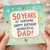 50th Birthday Card for Dad, 50 Years of Sunshine Happy Birthday Wonderful Dad Card
