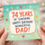 74th Birthday Card for Dad, Happy Birthday Wonderful Dad Card