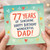 77th Birthday Card for Dad