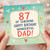 87th Birthday Card for Dad, Happy Birthday Wonderful Dad Card