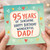 95th Birthday Card for Dad, 95 Years of Sunshine Happy Birthday Wonderful Dad Card