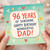 96th Birthday Card for Dad, 96 Years of Sunshine Happy Birthday Card