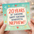 20th Birthday Card for Nephew, 20 Years of Sunshine Happy Birthday Card