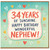 34th Birthday Card for Nephew, 34 Years of Sunshine Happy Birthday Card