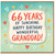 Granddad 66th Birthday Card, 66 Years of Sunshine Happy Birthday Wonderful Grandad Card
