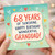 Granddad 68th Birthday Card, 68 Years of Sunshine Happy Birthday Wonderful Grandad Card