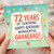 72nd Birthday Card for Grandad - Happy Birthday Wonderful Granddad