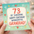 Granddad 73rd Birthday Card, Happy Birthday Wonderful Grandad Card