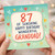 Granddad 87th Birthday Card, Wonderful Grandad Birthday Card