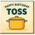 Funny Rude Birthday Card - Happy Birthday Toss Pot Pun - Cheeky Cooking Pot Illustration for Mates, Colleagues and Friends