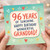 Granddad 96th Birthday Card, Happy Birthday Wonderful Grandad Card