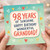 Granddad 98th Birthday Card, 98 Years of Sunshine Happy Birthday Wonderful Grandad Card