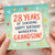 28th Birthday Card for Grandson, 28 Years of Sunshine Happy Birthday Card