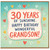 30th Birthday Grandson Card, 30 Years of Sunshine Happy Birthday Wonderful Grandson