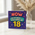18th Birthday Card - Now You’re What I Call Epic at 18 - Colourful Stars Design, Bold Retro Typography - Fun Milestone Card for Him or Her