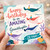 28th Birthday Card for Granddaughter, Cute Underwater Manta Ray Birthday Card