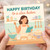 Star Baker Birthday Card - Cute Baking Illustration with Cake and Utensils - 'Happy Birthday to a Star Baker' - For Bakers, Mum, Wife, Friend