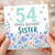 54th Birthday Sister Card, Floral Happy Birthday Card