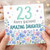 23rd Birthday Card for Amazing Daughter