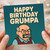 Funny Rude Birthday Card for Grandad - 'Happy Birthday Grumpa' Cartoon with Censored Swear Bar