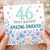46th Birthday Card for Daughter, Happy Birthday Amazing Daughter Floral Card