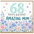 68th Birthday Card for Amazing Mum, Happy Birthday Floral Mum Card