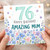 76th Birthday Card for Amazing Mum