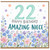 22nd Birthday Card for Niece, Amazing Niece Happy Birthday Floral Card