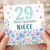 29th Birthday Card for Niece