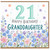 21st Birthday Granddaughter Card, Happy Birthday Floral Card