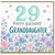 29th Birthday Card for Granddaughter, Happy Birthday Floral Card