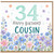 34th Birthday Card for Cousin
