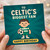 To Celtic's Biggest Fan Birthday Card - Cute Cartoon Footballer with Ball, Green Hoops Design, Happy Birthday Message for Supporters