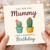 Mummy Birthday Card - Just For You, Have a Wonderful Birthday - Cute Cactus Pots Illustration - Sweet Card for Mummy from Son or Daughter
