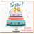 Sister 29th Birthday Card, Happy Birthday Cake Design