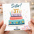 Sister 37th Birthday Card