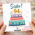 Sister 94th Birthday Card