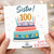 Sister 100th Birthday Card