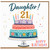 21st Birthday Card for Daughter, Happy Birthday Daughter 21 Card