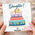 42nd Birthday Card for Daughter, Happy Birthday Cake Design