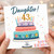 Daughter 43rd Birthday Card, Happy Birthday Daughter Card