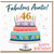 46th Birthday Card for Auntie, Fabulous Auntie Happy Birthday Card