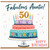 50th Birthday Card for Auntie, Fabulous Auntie Birthday Card